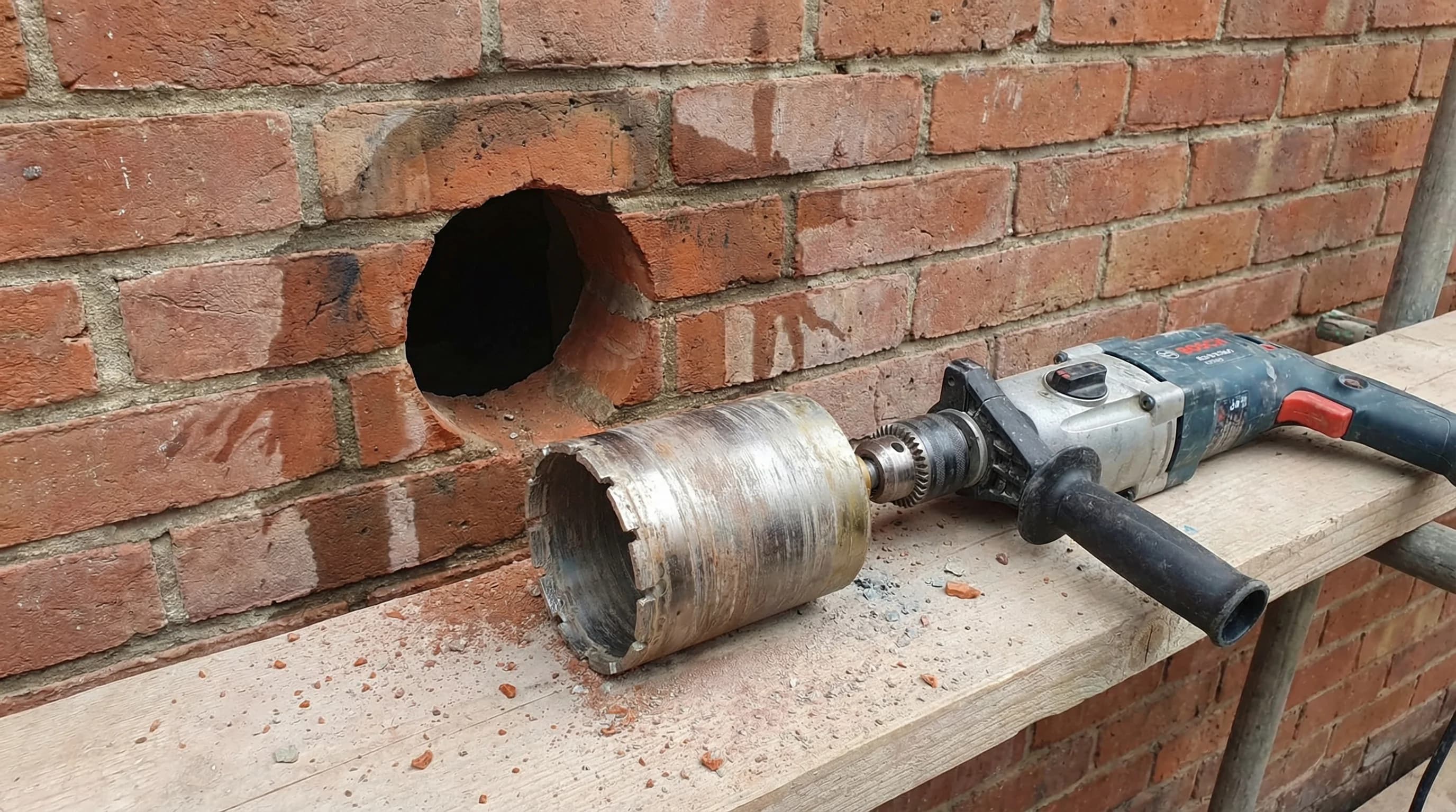 Core Drills: How to Cut Clean Holes Through Walls for Pipes and Ducting