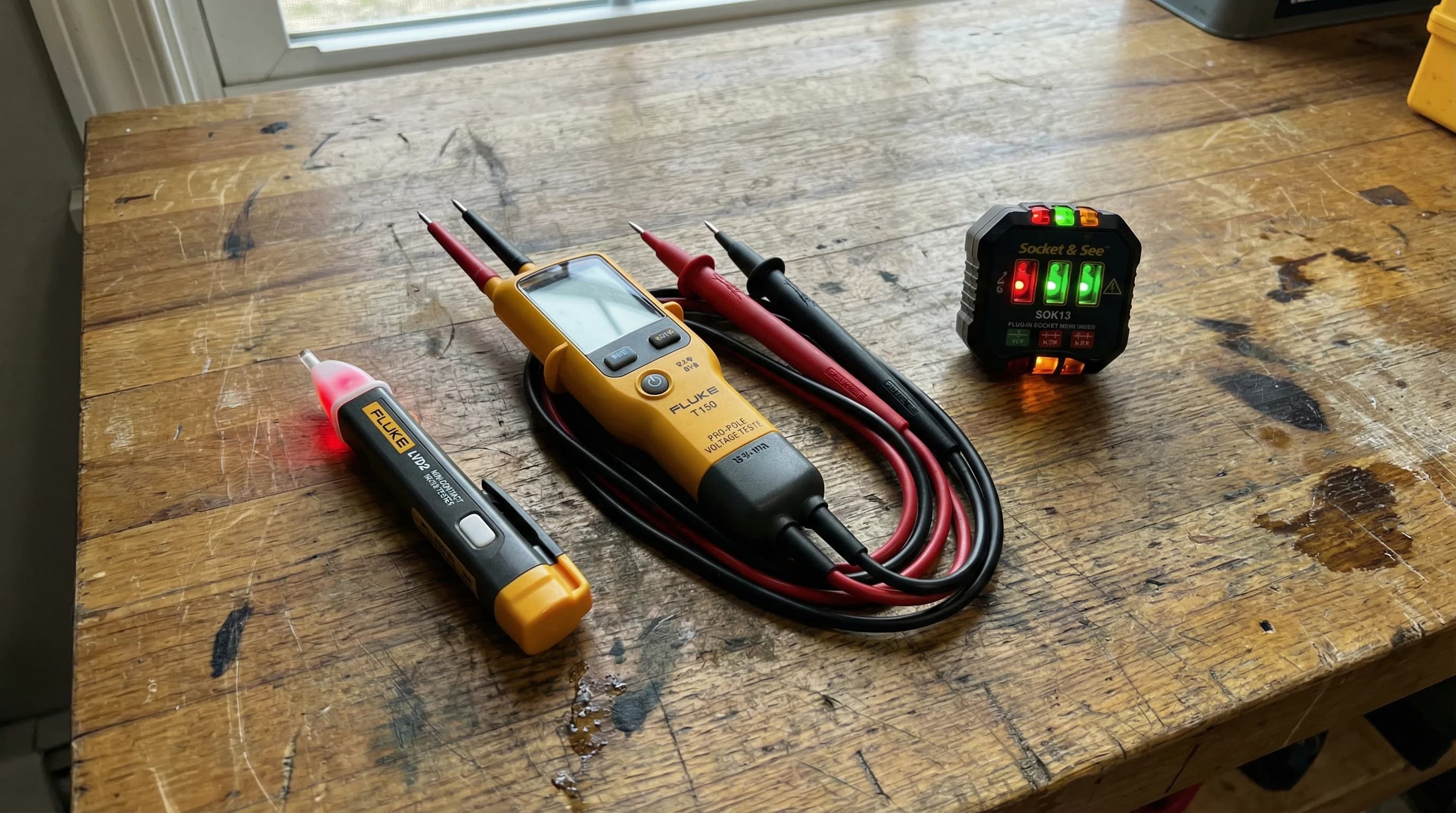 Voltage Testers: NCV Pens, Two-Pole Testers, and Socket Testers Explained